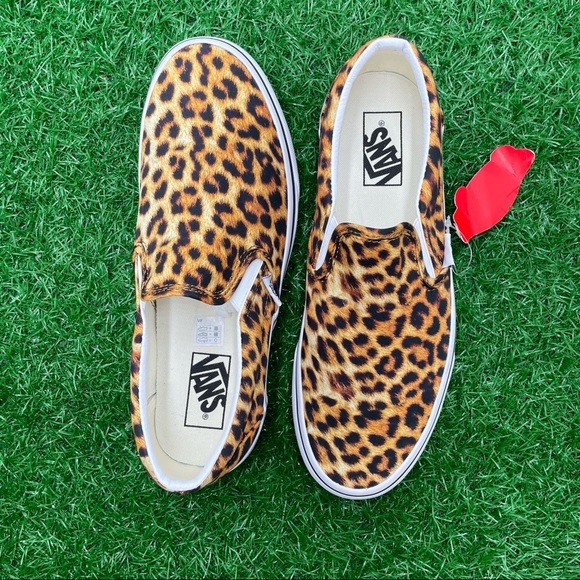 Vans Classic Slip On Leopard Print - Picture 5 of 8